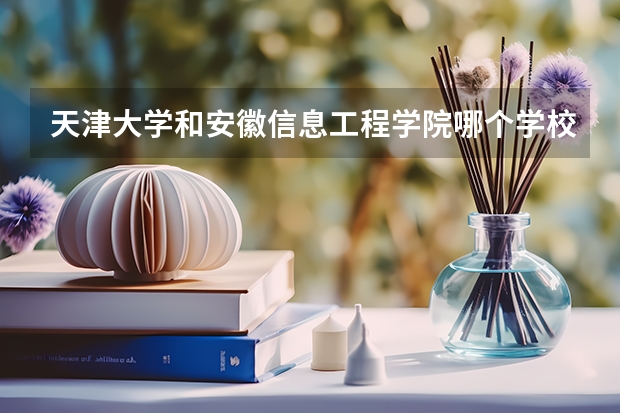 天津大学和安徽信息工程学院哪个学校好 录取分数线对比