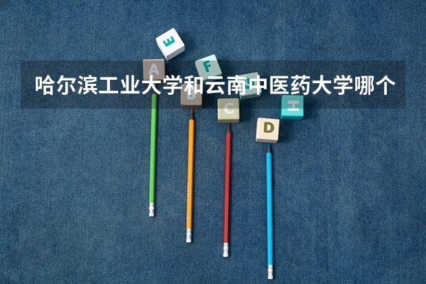 哈尔滨工业大学和云南中医药大学哪个学校好 录取分数线对比