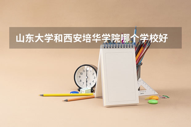 山东大学和西安培华学院哪个学校好 录取分数线对比