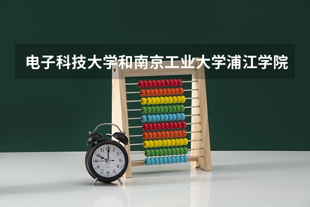 电子科技大学和南京工业大学浦江学院哪个学校好 录取分数线对比