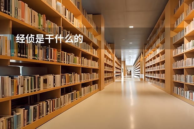 经侦是干什么的