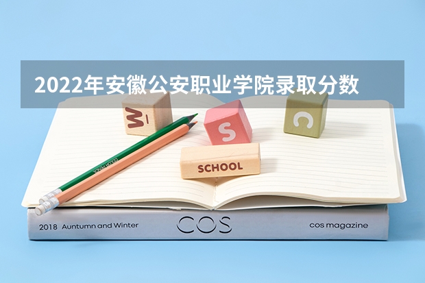 2022年安徽公安职业学院录取分数线是多少？