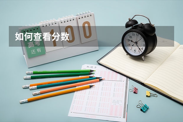 如何查看分数