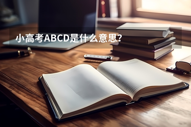 小高考ABCD是什么意思？