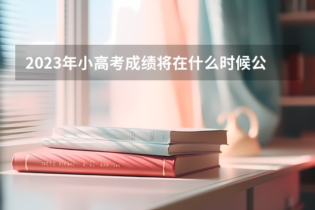 2023年小高考成绩将在什么时候公布呢？