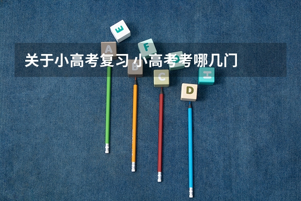 关于小高考复习 小高考考哪几门