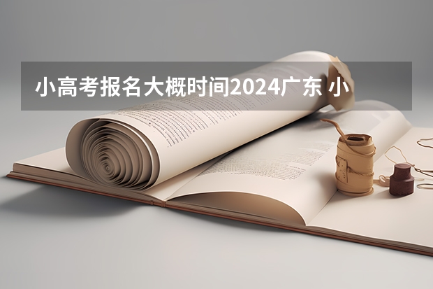 小高考报名大概时间2024广东 小高考时间具体时间广东