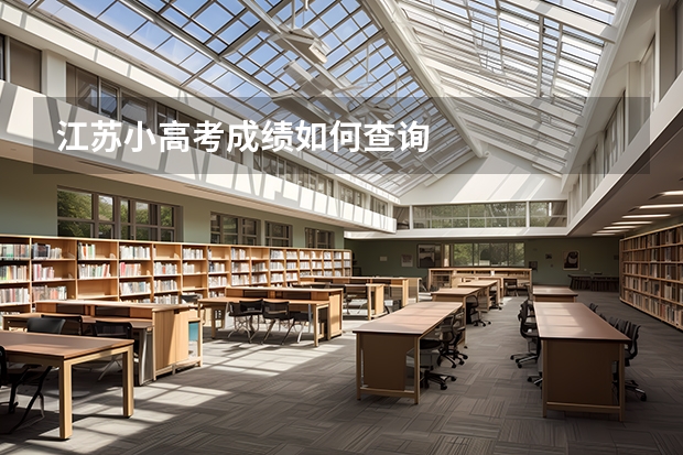 江苏小高考成绩如何查询