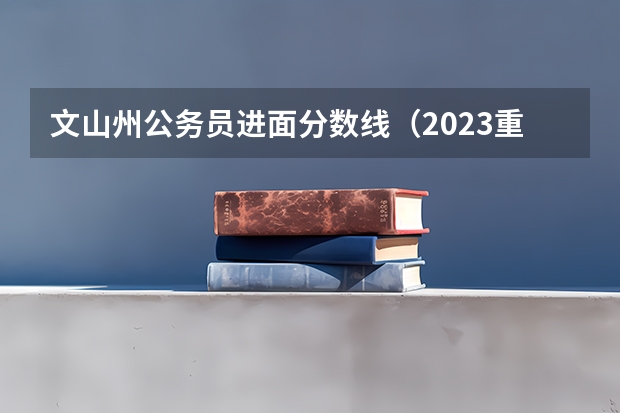 文山州公务员进面分数线（2023重庆市考笔试合格线（公安人民警察执法勤务岗））
