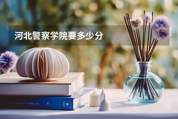 河北警察学院要多少分
