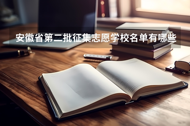 安徽省第二批征集志愿学校名单有哪些?
