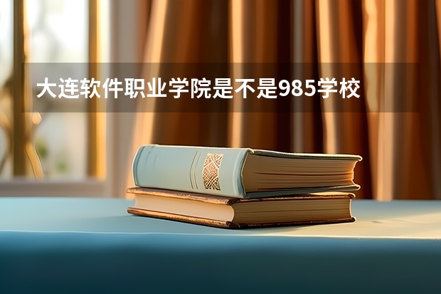 大连软件职业学院是不是985学校 大连软件职业学院有哪些王牌的专业