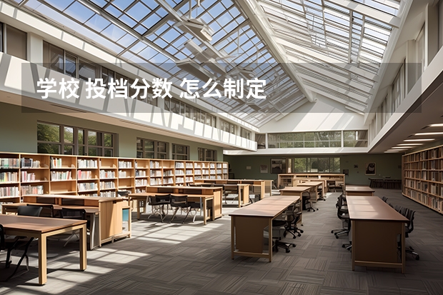 学校 投档分数 怎么制定