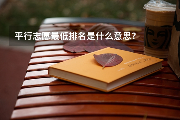平行志愿最低排名是什么意思？