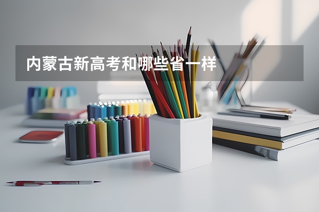 内蒙古新高考和哪些省一样