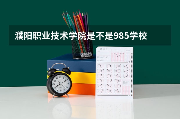濮阳职业技术学院是不是985学校 濮阳职业技术学院有哪些王牌的专业