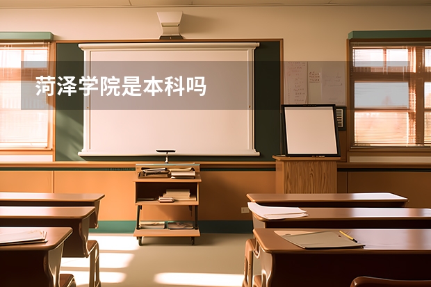 菏泽学院是本科吗