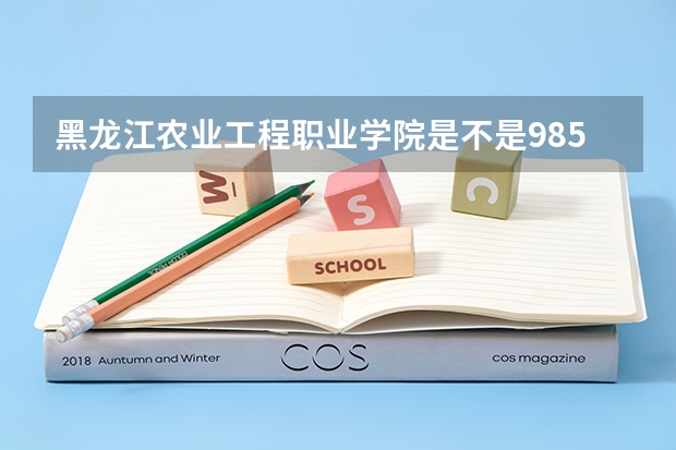 黑龙江农业工程职业学院是不是985学校 黑龙江农业工程职业学院有哪些王牌的专业